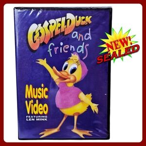 Gospel Duck Friends Music Video DVD Len Mink Sealed Christian Kids Puppet VTG